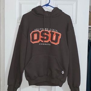 Brown Oklahoma State University hoodie